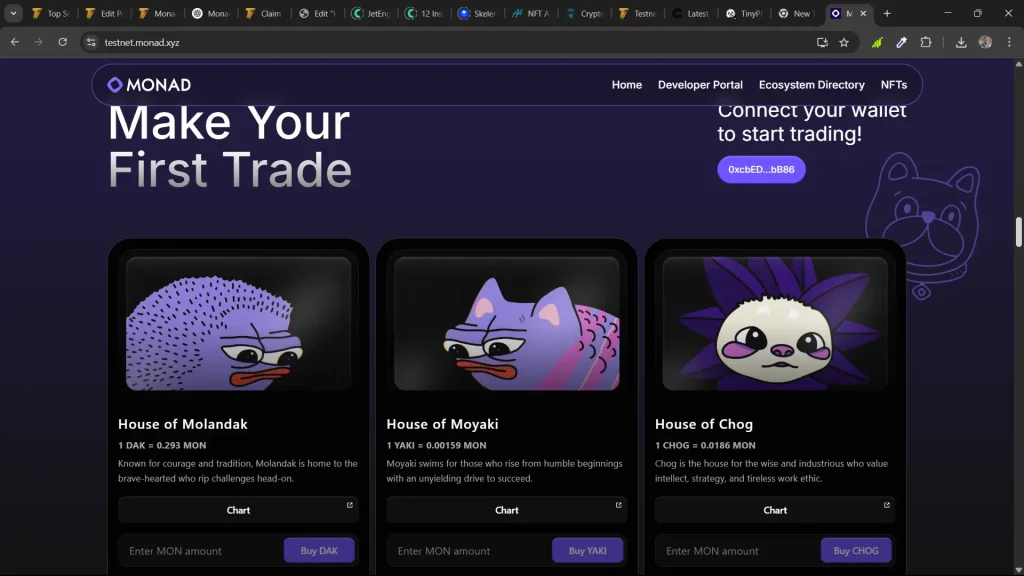 Monad-Testnet-Airdrop-Taskpage